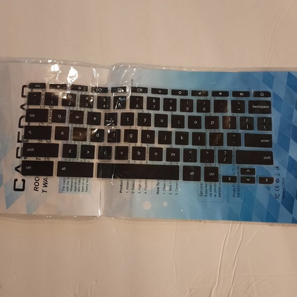 HP Chromebook 14 and 11 Keyboard Skin(Black) Casedao Brand - Picture 13 of 13